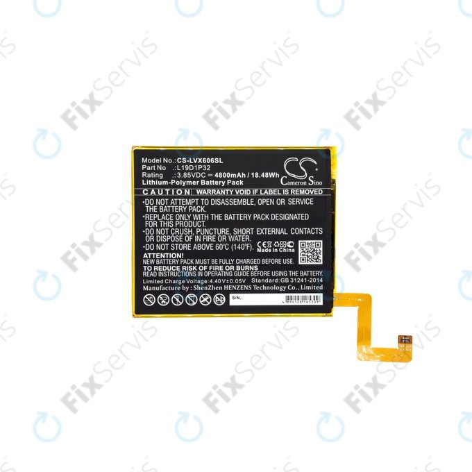 Lenovo Tab M10 Plus - Batéria L19D1P32 4800mAh HQ
