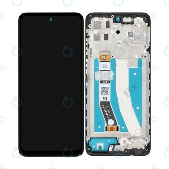 Motorola Moto G32 XT2235 - LCD displej + Dotykové sklo + Rám (Mineral Grey) - 5D68C21151 Genuine Service Pack