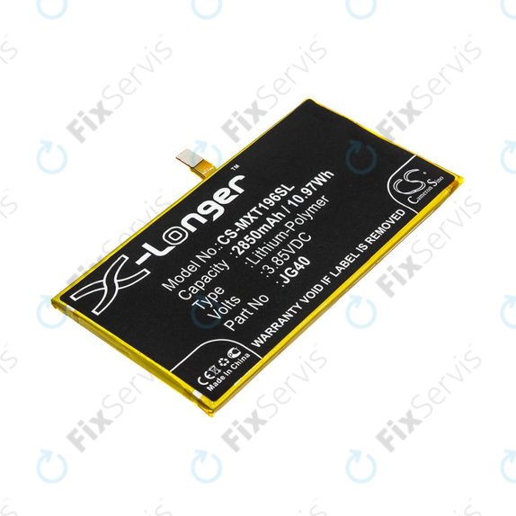 Batéria pre Motorola Moto G7 Plus, G7 Plus DS, 2850mAh, Li-Pol, 3.85V, JG40, HQ