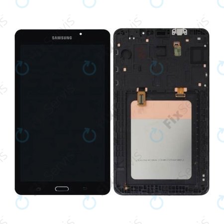 Samsung Galaxy Tab A 7.0 T280 (2016) - LCD Displej + Dotykové Sklo + Rám (Black) - GH97-18734A Genuine Service Pack