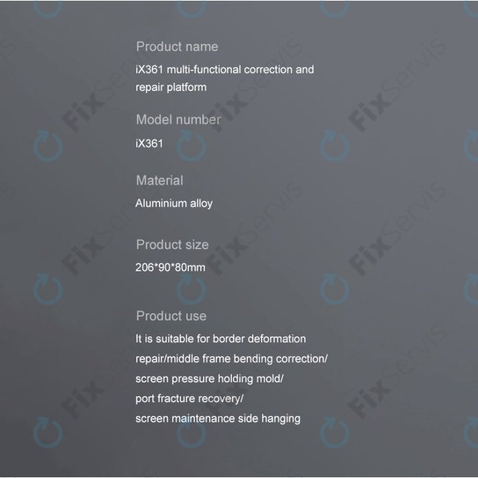 iFixes iX361 - multifunkčná platforma na narovnávanie rámov