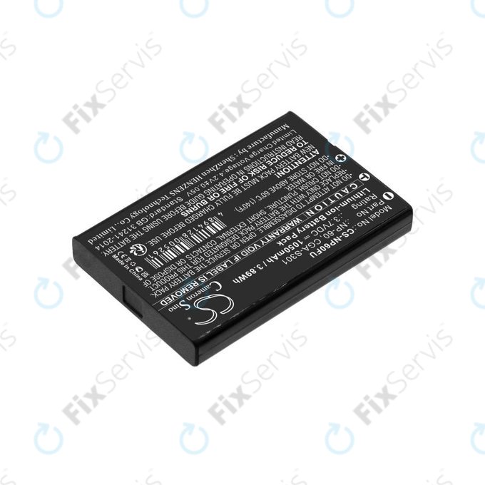 Batéria pre Agfa, HP Photosmart, Toshiba Camileo, 1050mAh, Li-Ion, 3.7V, NP-60, COMA-BP1, HQ