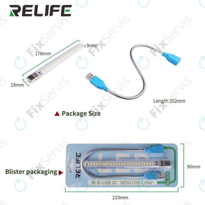 Relife RL-805 - USB Mini LED Svietidlo