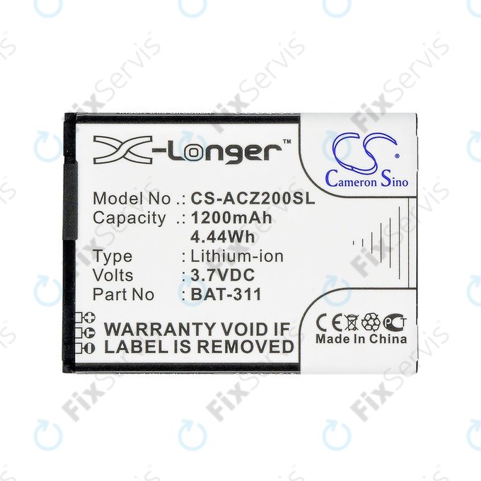 Batéria pre Acer Liquid Z200, BAT-311, Li-ion, 3.7V, 1200mAh, HQ