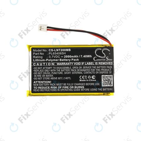 Batéria pre Luvion Prestige Touch 2, 2000mAh, Li-Pol, 3.7V, PL654065H, HQ