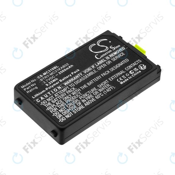 Batéria pre Symbol, Zebra MC3100, MC3190, 2500mAh, Li-Pol, 3.7V, BTRY-MC31KAB02, HQ