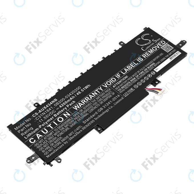 Batéria pre Asus ZenBook 14, Flip 14, 4200mAh, Li-Pol, 11.55V, C31N1841, HQ