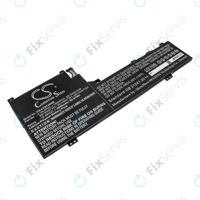 Batéria pre Lenovo Yoga S740 14, IdeaPad S740-14IIL, 3950mAh, Li-Pol, 15.36V, L19L4PD2, HQ