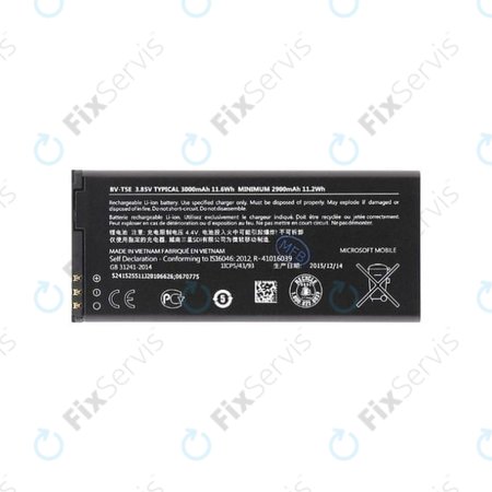 Microsoft Lumia 950/950 LTE, 950 Dual - Batéria BV-T5E 3000mAh