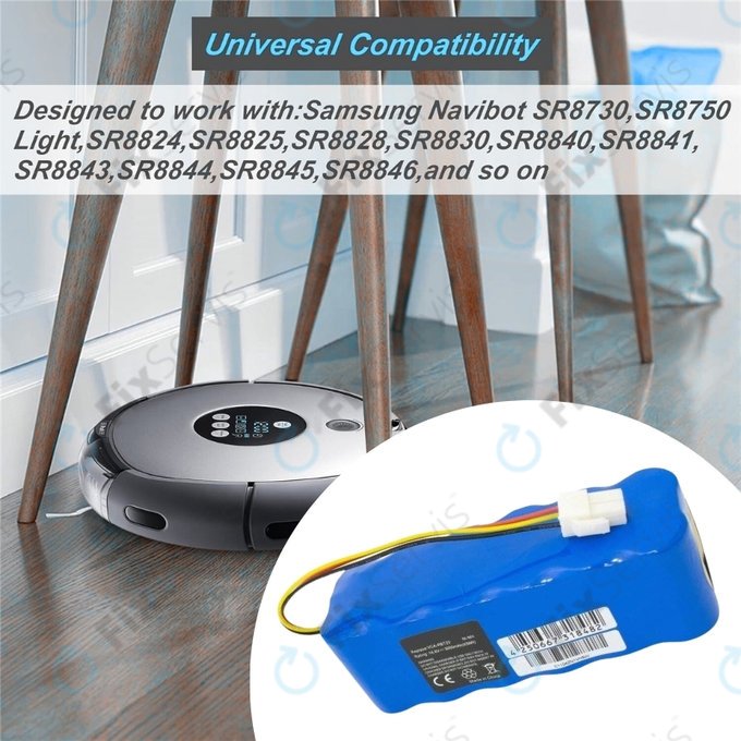 Samsung Navibot SR8840, SR8895, VCR8845 - Batéria VCA-RBT20 Ni-MH 14.4V 3000mAh