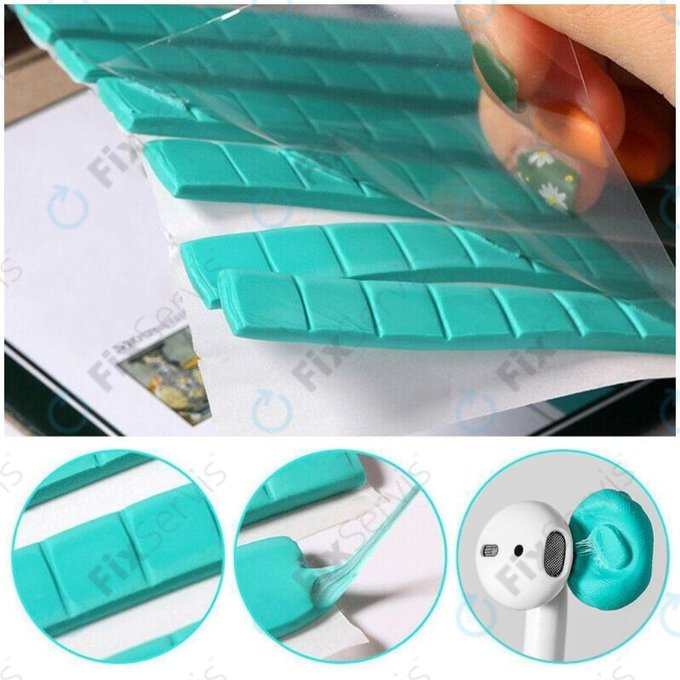 Plastická Hmota na Čistenie Telefónov a Slúchadiel (6 prúžkov)