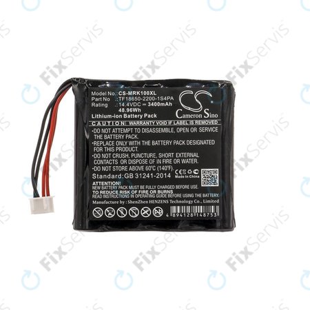 Batéria pre Marshall Kilburn, 3400mAh, Li-Ion, 14.4V, TF18650-2200-1S4PA, HQ