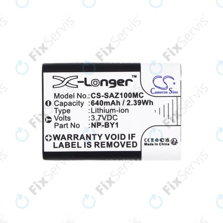 Batéria pre Sony HDR-AZ1, 640mAh, Li-Ion, 3.7V, NP-BY1, HQ