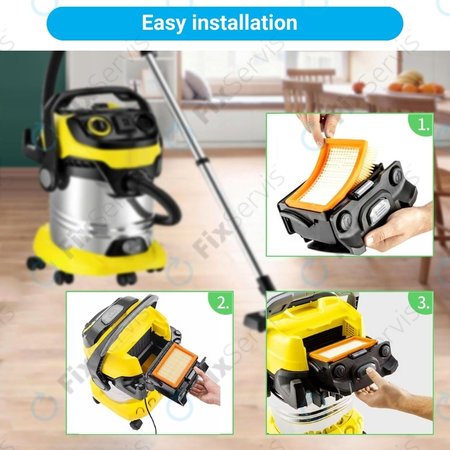 Kärcher WD-series, MV-series, KWD-series - Plochý Prachový Filter