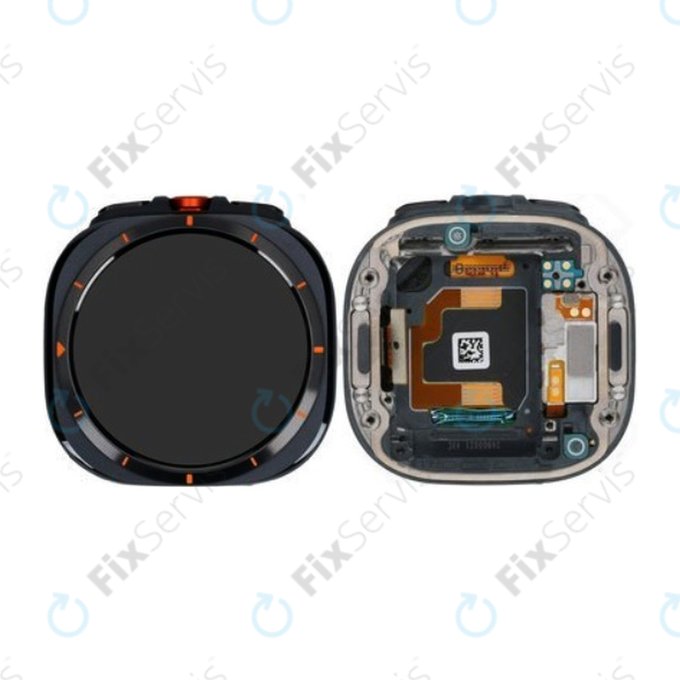 Samsung Galaxy Watch Ultra (LTE) SM-L705U - LCD Displej + Dotykové Sklo + Rám (Dark Grey) - GH82-35194A Genuine Service Pack