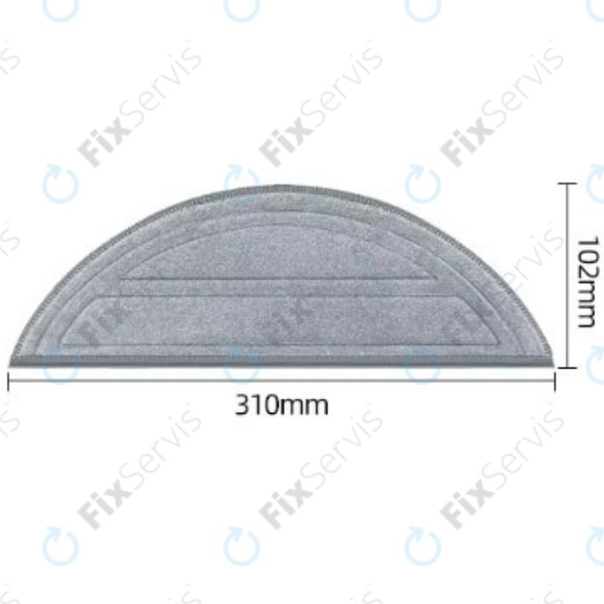 Mopovacia utierka, 2 ks pre Xiaomi Roborock Q10-series, S8 Pro, S8 Pro Plus