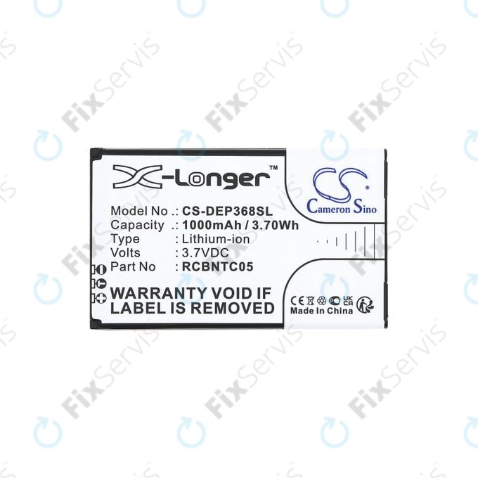 Batéria pre Doro Primo 368, 1000mAh, Li-Ion, 3.7V, RCBNTC05, HQ