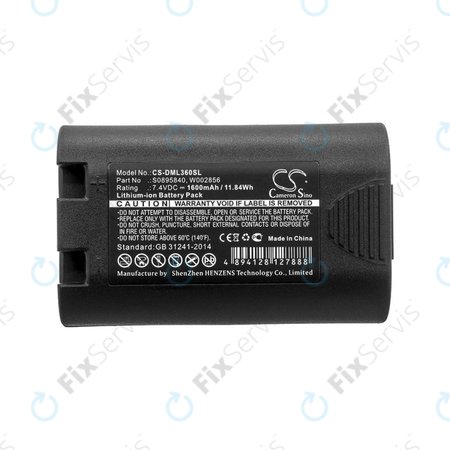 Batéria pre Dymo Labelmanager, Rhino, 1600mAh, Li-Ion, 7.4V, S0895840, HQ