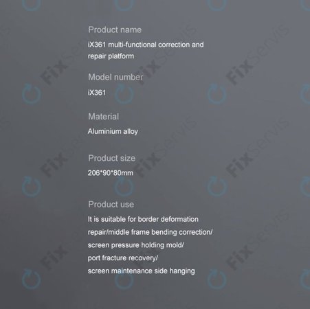 iFixes iX361 - multifunkčná platforma na narovnávanie rámov