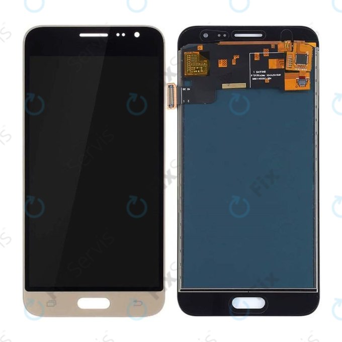 Samsung Galaxy J3 J320F (2016) - LCD Displej + Dotykové Sklo (Gold) OLED
