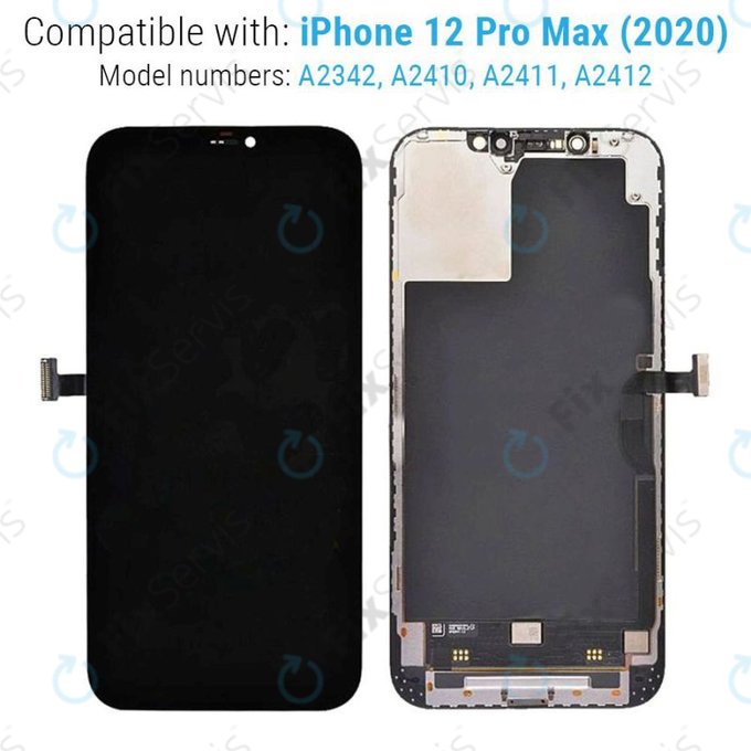 Apple iPhone 12 Pro Max - LCD Displej + Dotykové Sklo + Rám Hard OLED FixPremium