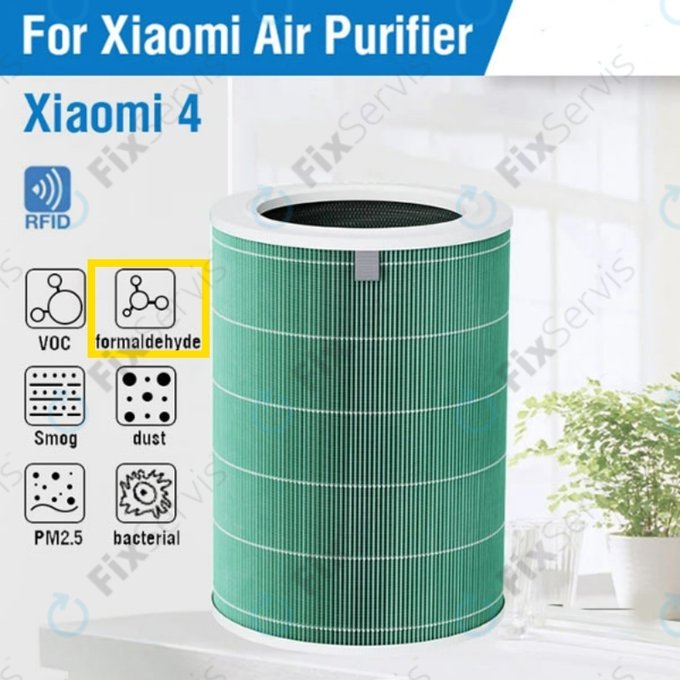 Xiaomi Mi Mijia Air Purifier 4 - HEPA filter (Katalytická vrstva) (Zelený)