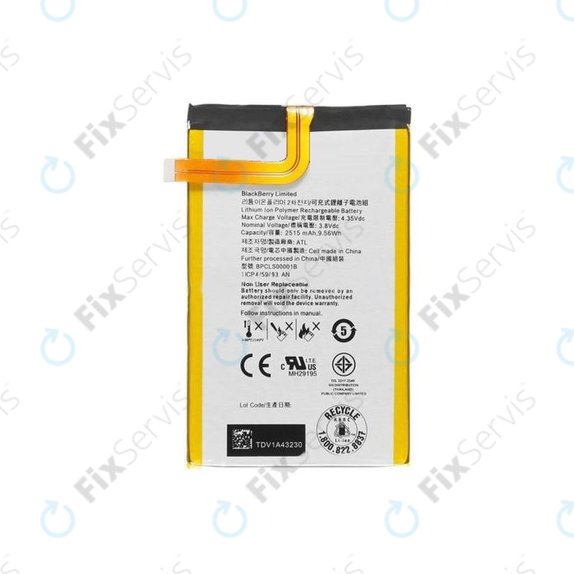 Blackberry Classic Q20 - Batéria BPCLS00001B 2515mAh