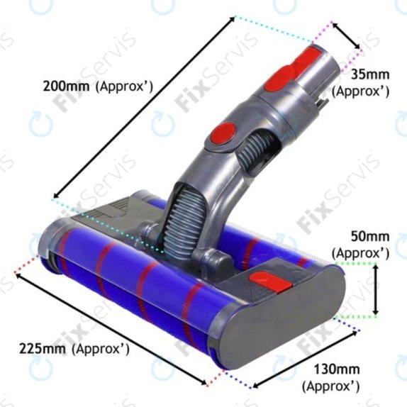 Dyson V-series, Outsize - Podlahová Hubica (2x Valček)