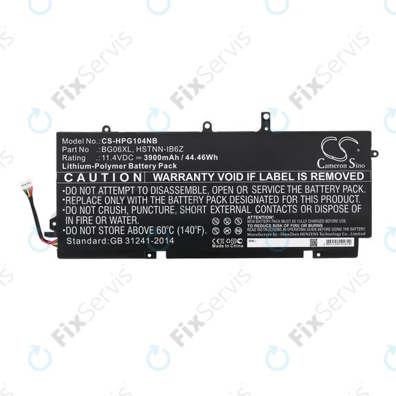 Batéria pre HP Elitebook 1040 G3, 3900mAh, Li-Pol, 11.4V, BG06XL, HQ