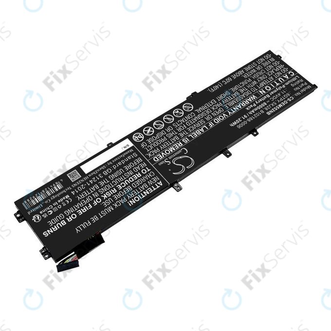 Batéria pre Dell XPS 15, Dell Precision 9560, 9570, 8000mAh, Li-Pol, 11.4V, 6GTPY, HQ