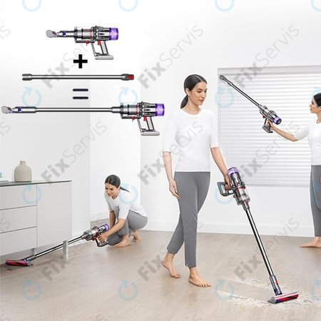 Dyson V12 - Sacia Tyč (Strieborná)