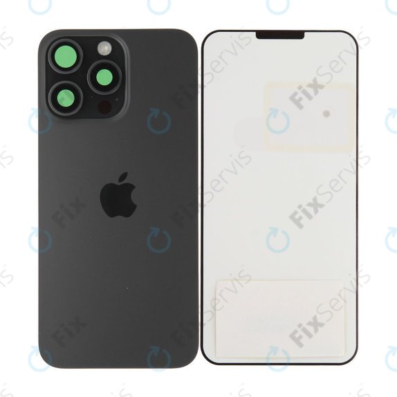 Sklo Zadného Housingu pre iPhone 15 Pro Max | Black Titanium | 661-36907 | Genuine Apple