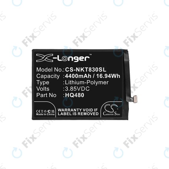 Batéria pre Nokia 8.3 2020 5G, 4400mAh, Li-Pol, 3.85V, HQ480, HQ