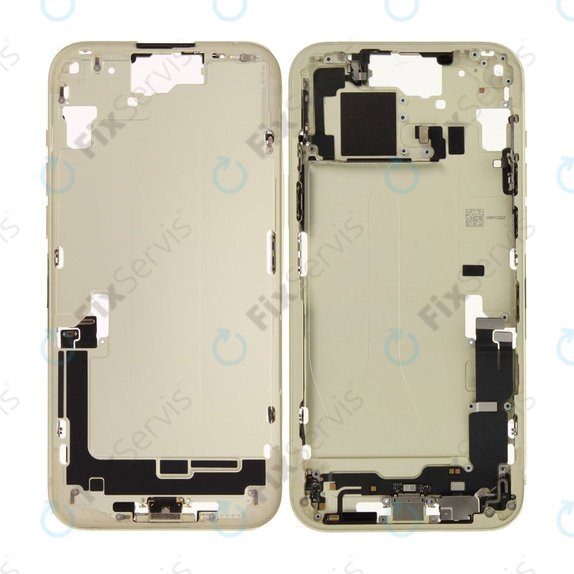 Stredný Rám s Batériou pre iPhone 15 Plus | Yellow | ZD076-00676 | Genuine Apple