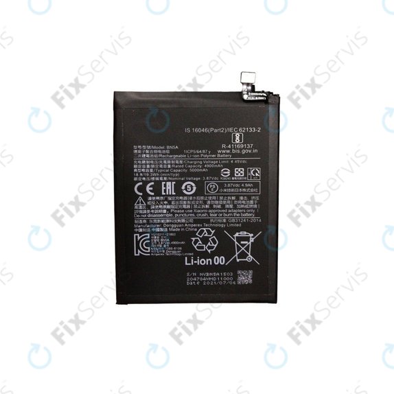Xiaomi Poco M3 Pro, Redmi 10 (2022) - Batéria BN5A 5000mAh