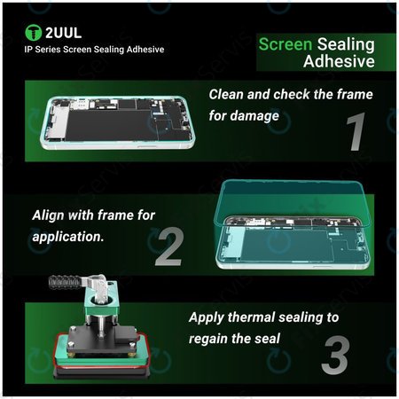 Tesniaca lepka pod LCD pre iPhone 17 Pro, 2UUL SA17P, (5ks)