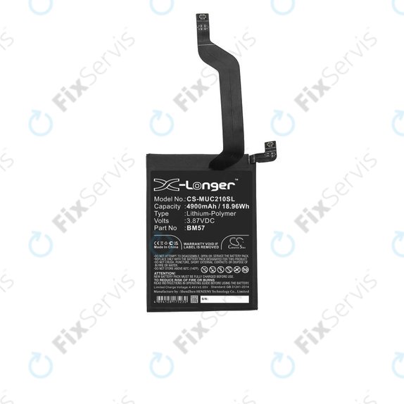 Xiaomi Redmi Note 10 Pro M2101K6G M2101K6R - Batéria BM57 4900mAh HQ