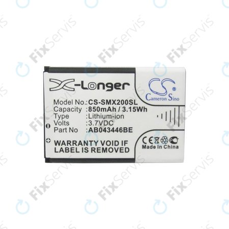 Samsung A, B, C, D, E, F, I, M, P, S, X-series - Batéria AB043446LE, AB043446BE, AB043446BC, AB463446BC, AB043446LN, AB043446LA 850mAh HQ