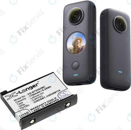 Batéria pre Insta360 One X2, 1700mAh, Li-Ion, 3.85V, CINOSBT, HQ