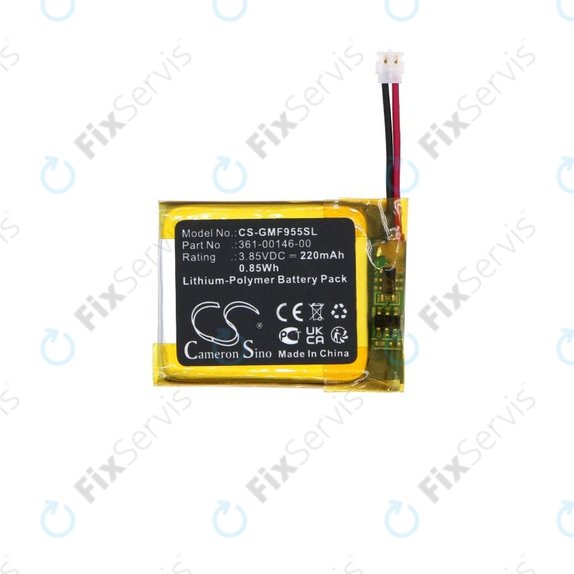 Batéria pre Garmin Forerunner 955 Solar, 220mAh, Li-Pol, 3.85V, 361-00146-00, HQ