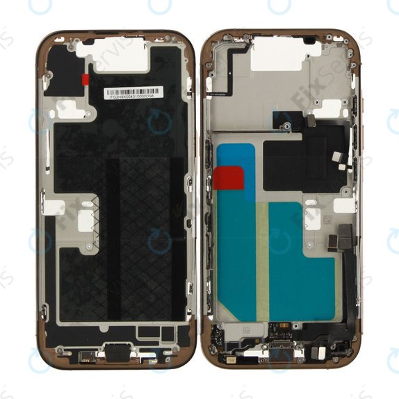 Stredný Rám s Batériou pre iPhone 16 Pro | Desert Titanium | ZD076-00691 | Genuine Apple