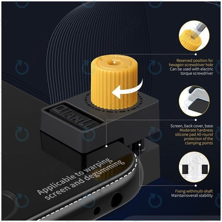 QianLi iClamp 2.0 - Plastová Svorka s Gumovou Výplňou - Rozpätie 12mm (4ks)