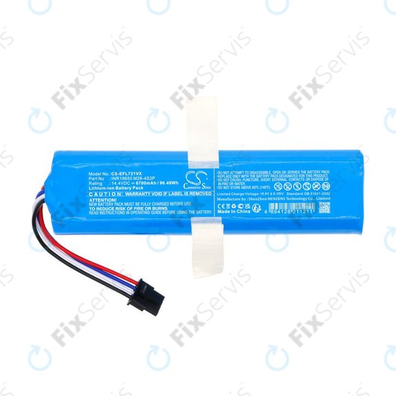 Batéria pre 360 S6 Pro, S9, X90, X95, Eufy Robovac L70 Hybrid, 6700mAh, Li-Ion, 14.4V, INR18650M26-4S2P, HQ