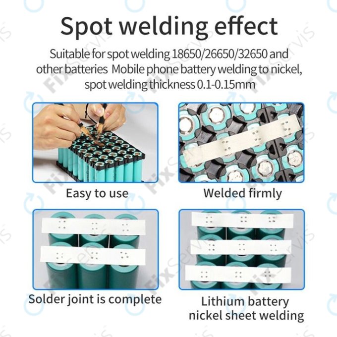 Docreate HPSW 5000W - Mini Zváračka Batérií (4000mAh)