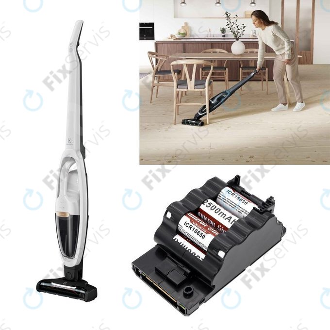 Batéria pre Electrolux Well Q8, WQ81-3OMB, WQ81-PANIM, 2500mAh, Li-Ion, 25.2V, BABP259LI20-TP, HQ