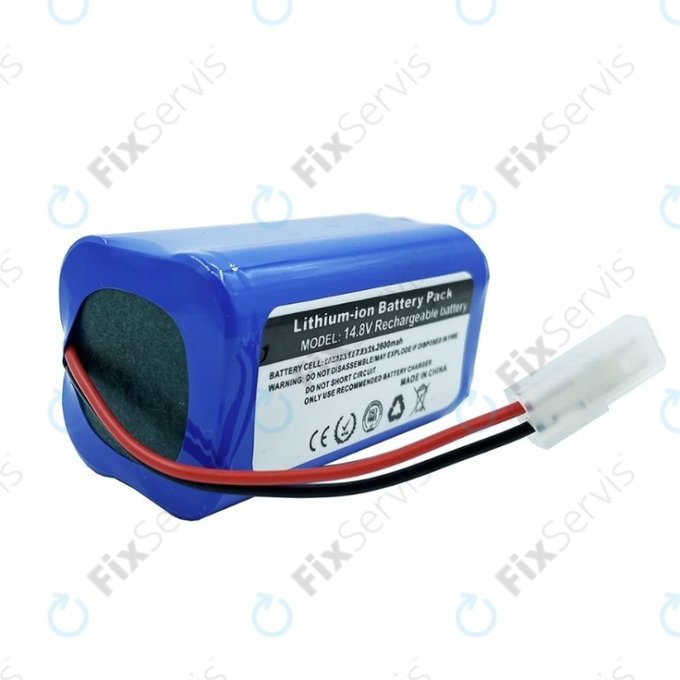 Xiaomi Essential (Mijia G1), Flyco FC-series, myVacBot SN500, Panasonic MC-series, Phicomm X3, Puppy R-series - Batéria Li-026418 Li-Ion 14.8V 2600mAh