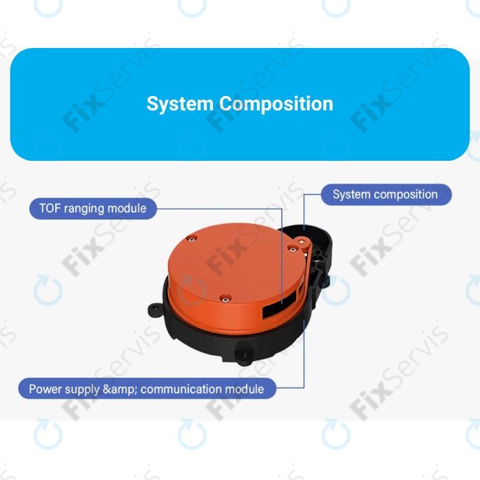 Xiaomi Roborock S4 Max, S5, S5 Max, S6, S6 MaxV, S6 Pure, S7, Mijia 1S - Lasérový Senzor Vzdialenosti