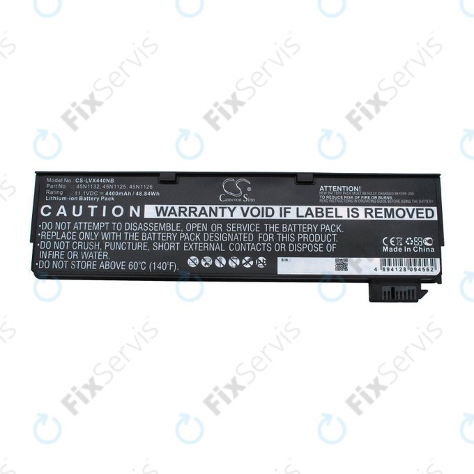 Batéria pre Lenovo ThinkPad X240, X250, X260, S440, T440, T550, T560, 4400mAh, Li-Ion, 11.1V, 45N1132, HQ