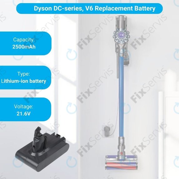 Dyson DC-series, V6 - Batéria 965874-02 Li-Ion 21.6V 2500mAh