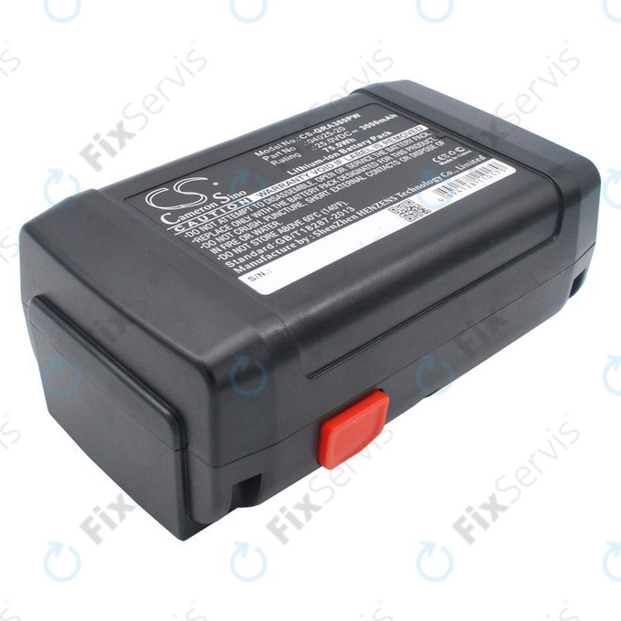 Batéria pre Gardena 380 Li, 8838, 3000mAh, Li-Ion, 25V, 04025-20, HQ